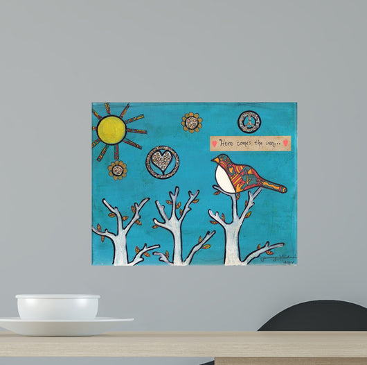 Here Comes Sun Wall Decal