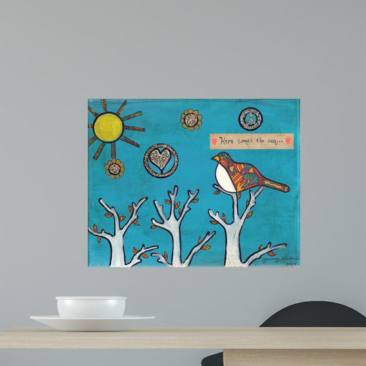 Here Comes Sun Wall Decal