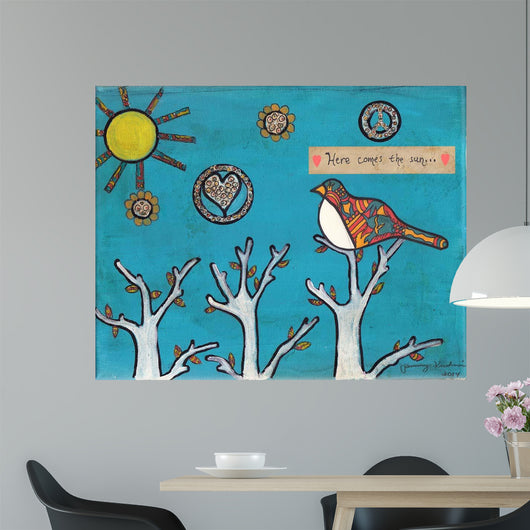 Here Comes Sun Wall Decal