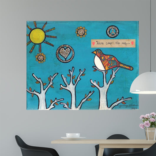 Here Comes Sun Wall Decal
