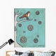 Peace Sign Bird Wall Decal