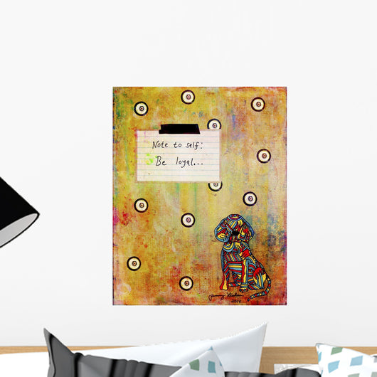 Note to Self Be Wall Decal Design 1