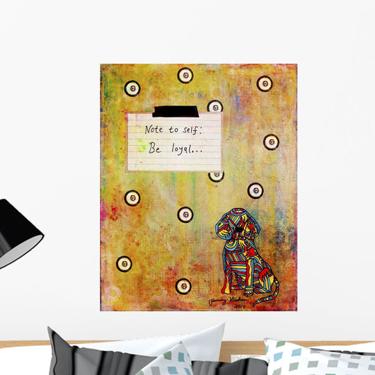 Note to Self Be Wall Decal Design 1