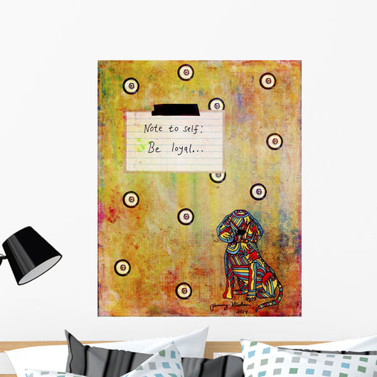 Note to Self Be Wall Decal Design 1