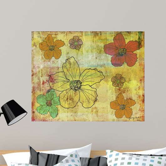 Flowers 1 Wall Decal