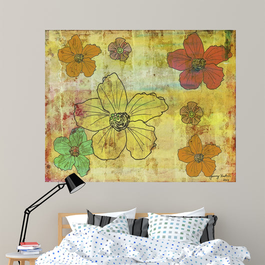 Flowers 1 Wall Decal