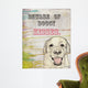 Beware Doggy Kisses Wall Decal