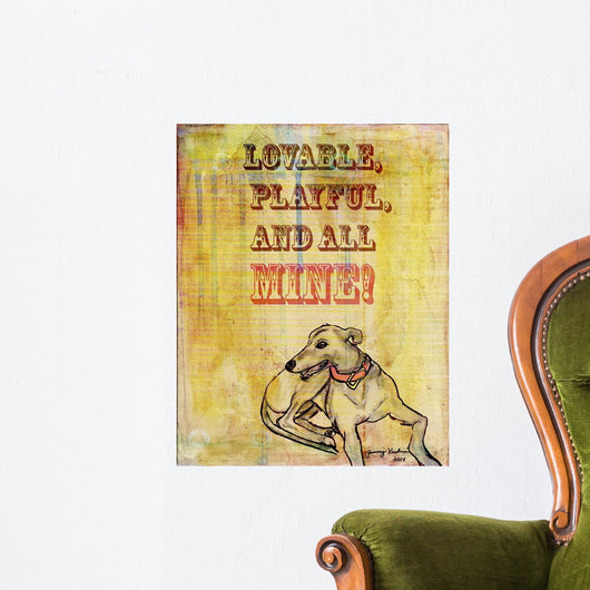 Playful Lovable Wall Decal