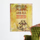 Playful Lovable Wall Decal