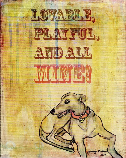 Playful Lovable Wall Decal