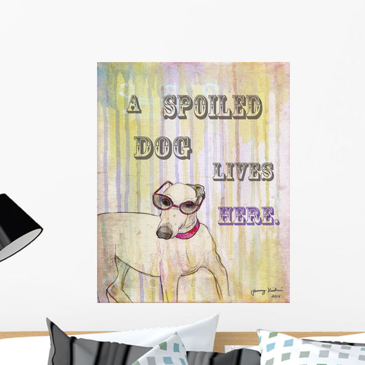 Spoiled Dog Wall Decal