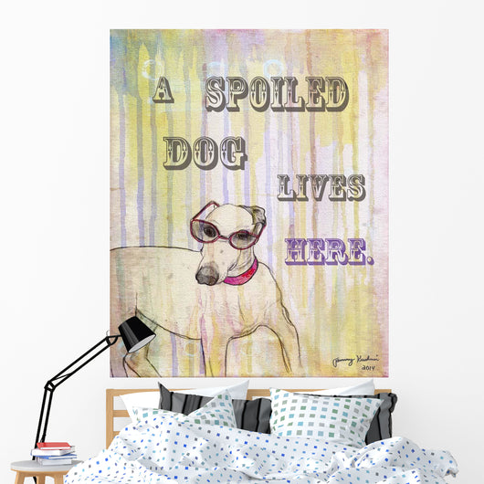 Spoiled Dog Wall Decal
