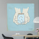 Jar Wishes Blue Wall Decal