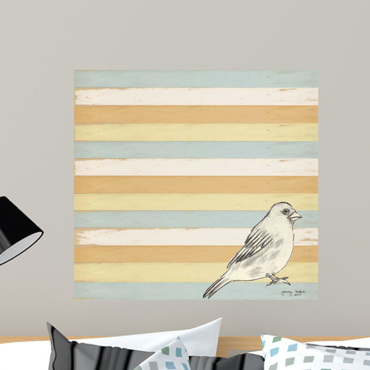 Bird Stripes Wall Decal