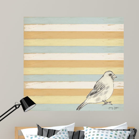 Bird Stripes Wall Decal