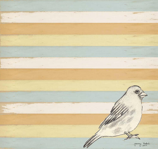 Bird Stripes Wall Decal