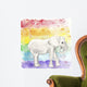Rainbow Elephant Wall Decal