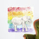Rainbow Elephant Wall Decal