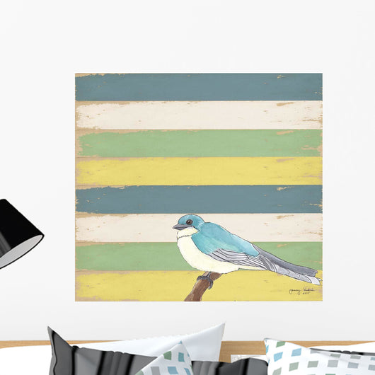 Little Blue Bird Wall Decal