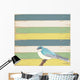 Little Blue Bird Wall Decal