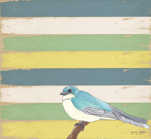 Little Blue Bird Wall Decal