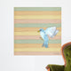 Flying Blue Bird Wall Decal