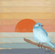 Blue Bird Water Wall Decal