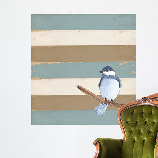 Dark Bluebird Wall Decal