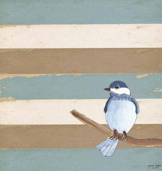 Dark Bluebird Wall Decal
