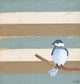 Dark Bluebird Wall Decal
