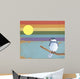 Rainbow and Bird Wall Decal
