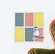 Rectangles and Blue Bird Wall Decal
