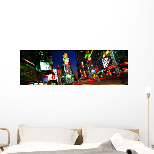 New York City Downtown Street Scene 2 Wall Mural
