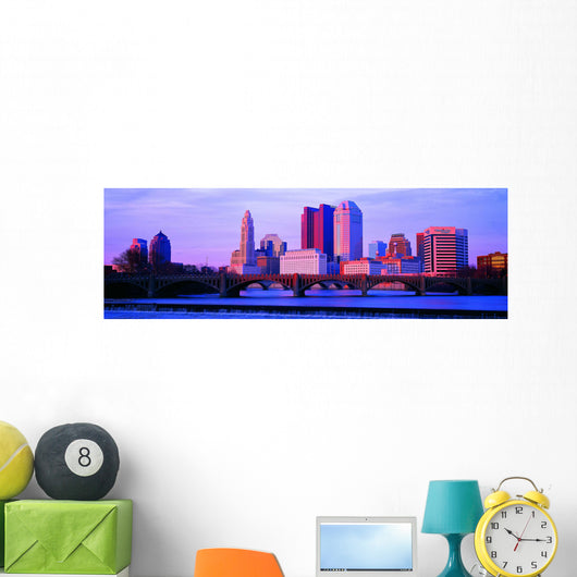 Columbus Ohio Skyline Wall Decal