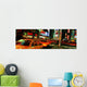 New York City Downtown Street Scene 1 Wall Mural