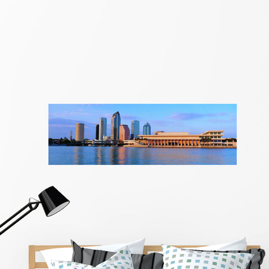 Tampa Bay Skyline 2 Wall Decal