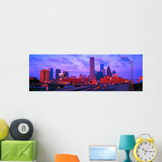 Houston Skyline 3 Wall Decal