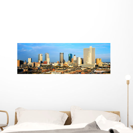 Fort Worth Skyline Wall Decal