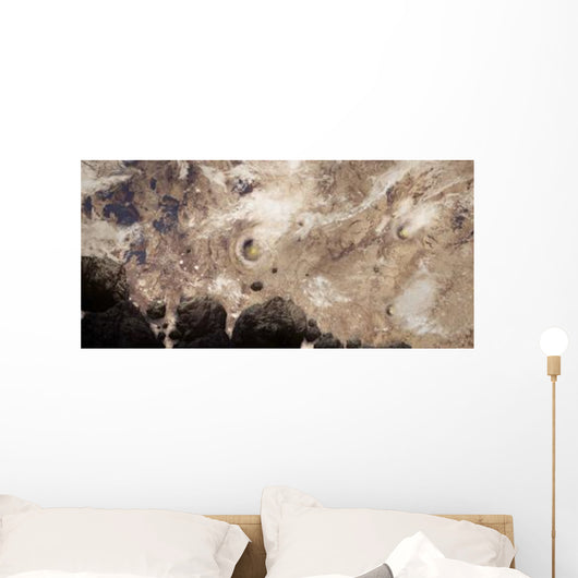 Asteroids Heading toward Earth Wall Decal