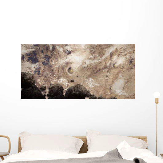Asteroids Heading toward Earth Wall Decal