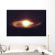 Implosion Sun with Visible Wall Decal