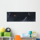 Spaceship Escaping from Sun Wall Decal