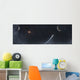 Spaceship Escaping from Sun Wall Decal