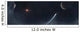 Spaceship Escaping from Sun Wall Decal