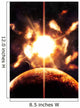 Last Moment Earth as Wall Decal