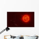 Red Dwarf Sun Floating Wall Decal