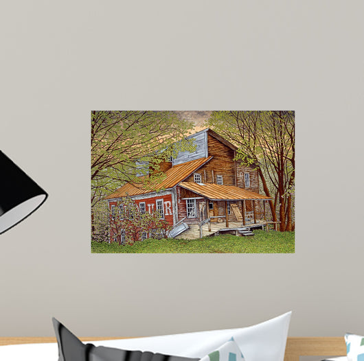 Old Flour Mill Wall Decal