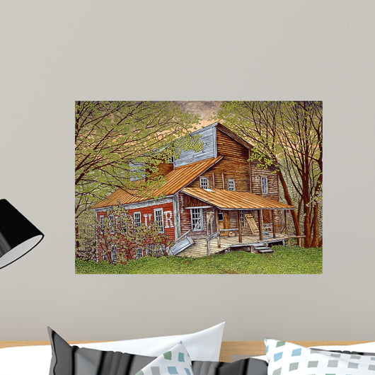 Old Flour Mill Wall Decal