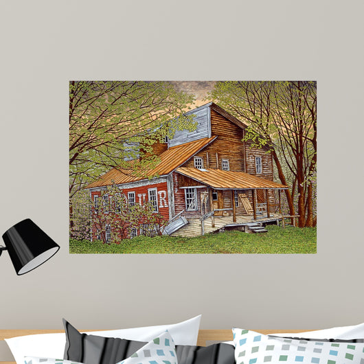 Old Flour Mill Wall Decal
