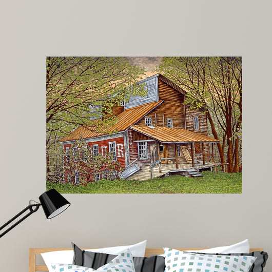 Old Flour Mill Wall Decal